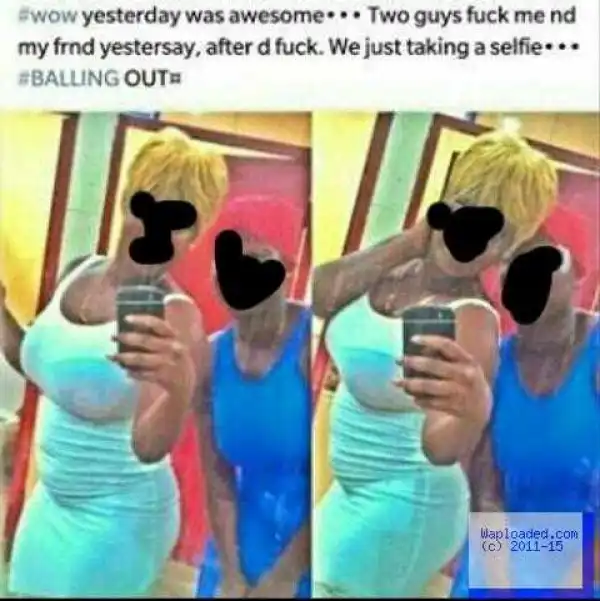 No shame : Nigerian Girl Shamelessly Talks About Foursome She Had With Her Friends